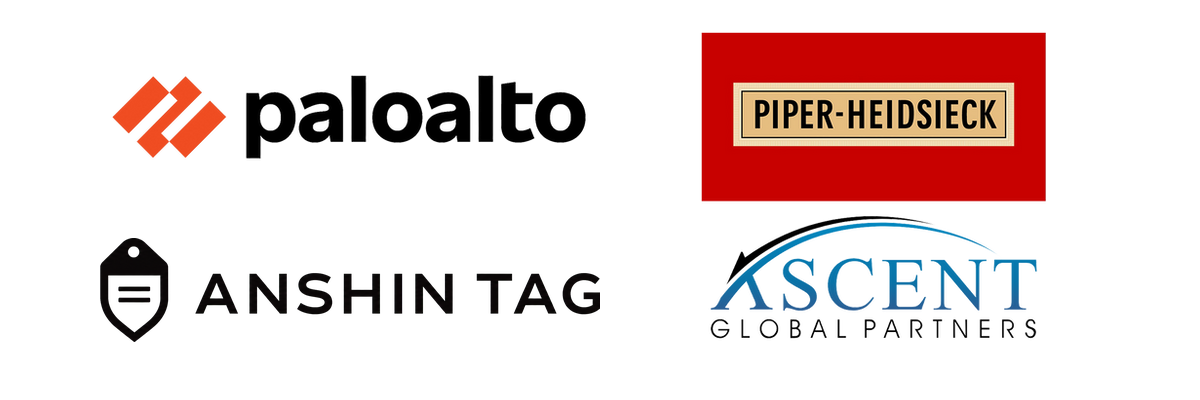 Palo Alto Networks, Piper-Heidsieck, Anshin Tag and Ascent Global Partners