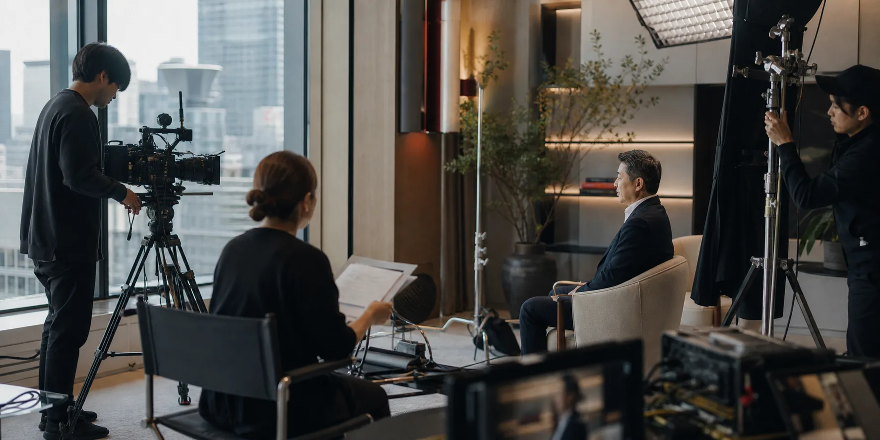 Corporate interview production in Tokyo